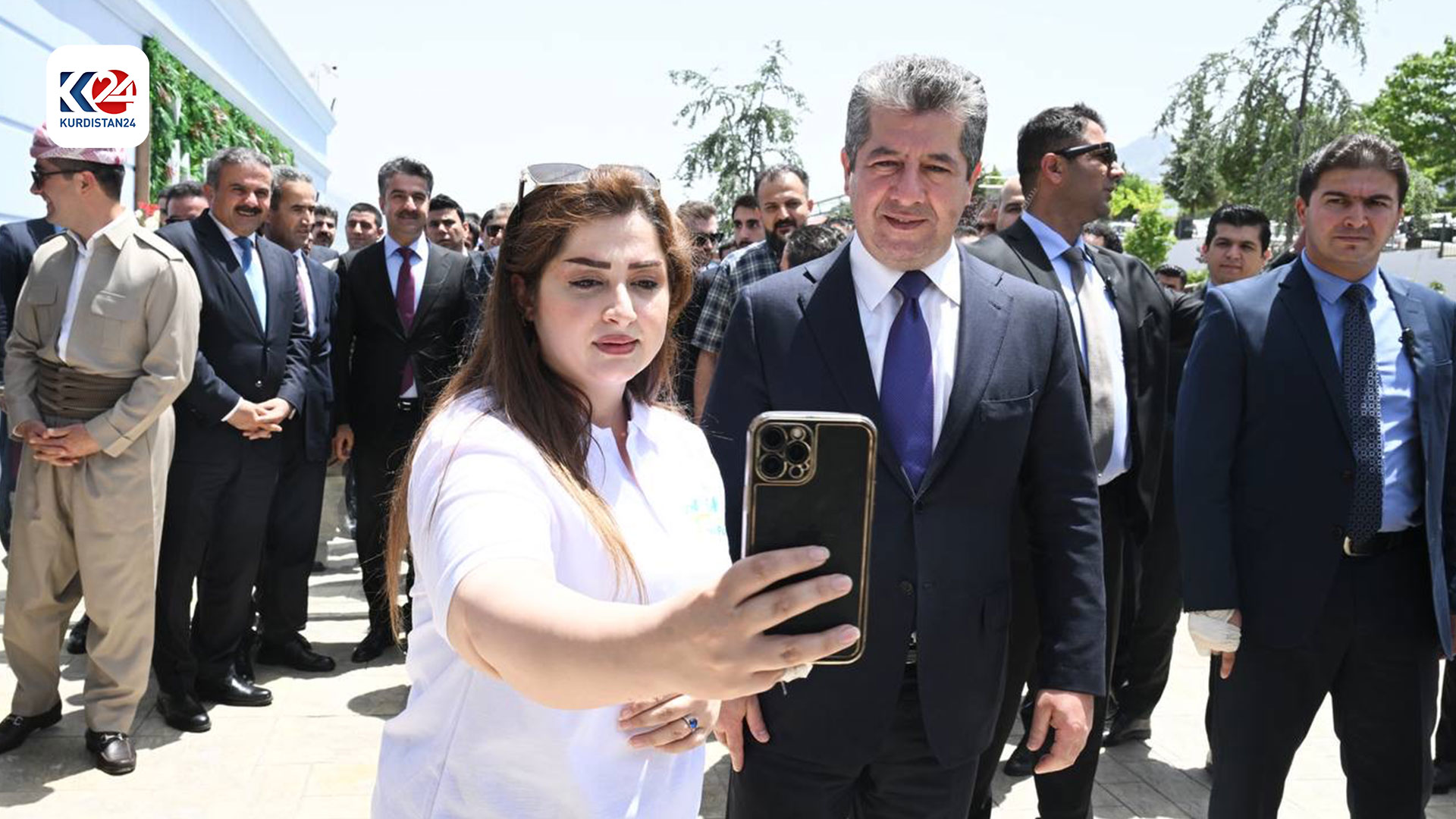 سەرۆکوەزیران مەسرور بارزانی لە هاوینەهەواری بێخاڵ (وێنە: فەرهاد ئەحمەد)