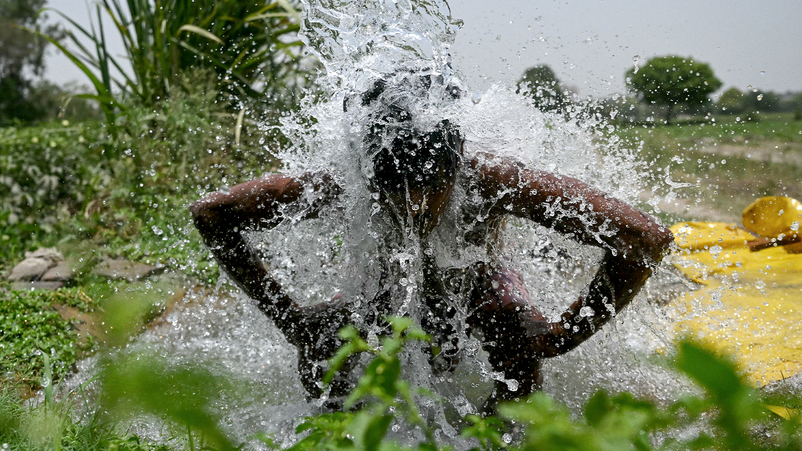 Indias capital hits record  Celsius in fierce heat wave