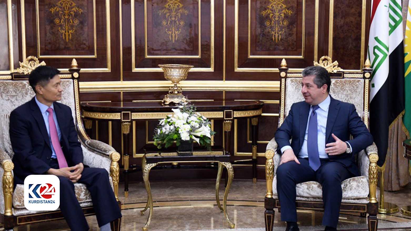 PM Barzani South Koreas envoy to Iraq address bilateral ties
