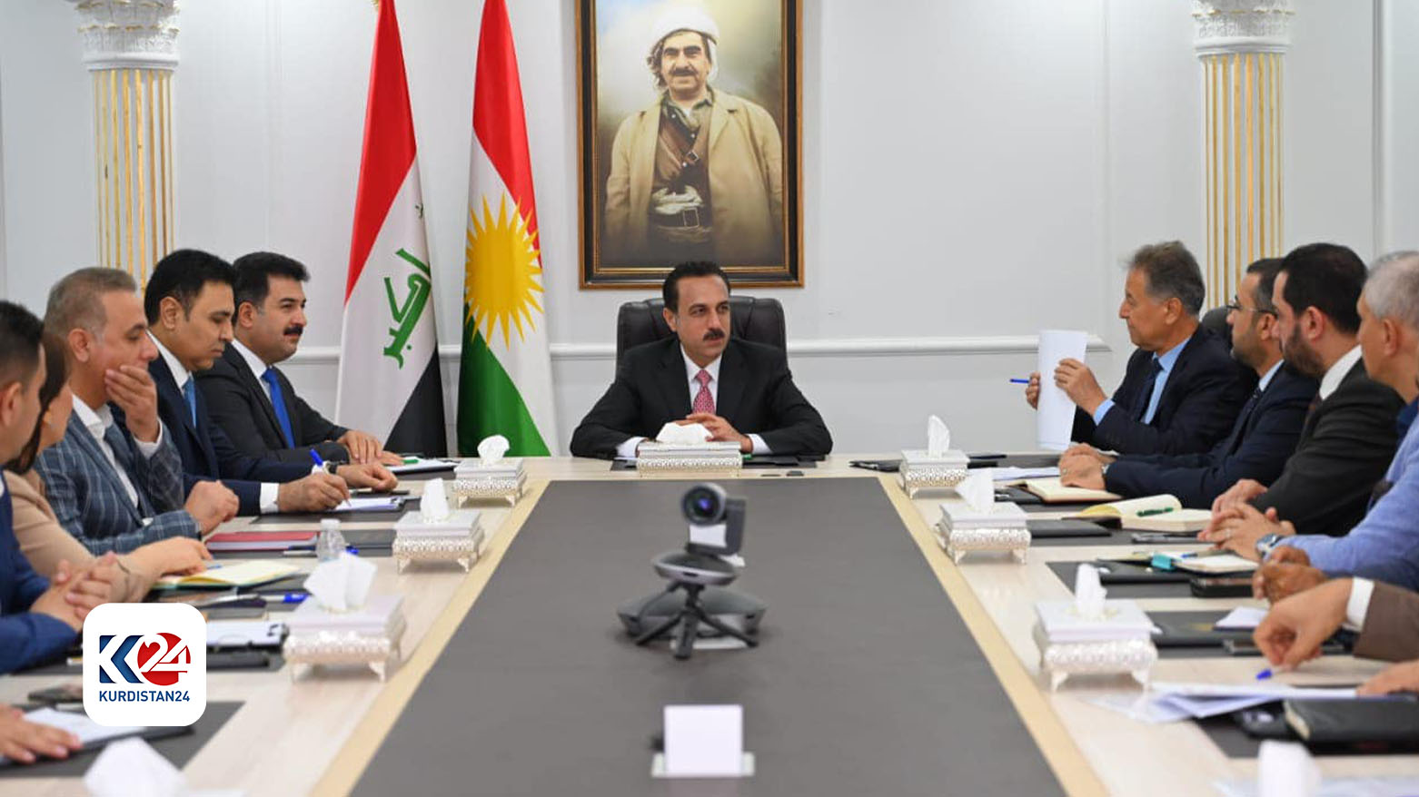 کۆبوونەوەی پارێزگای هەولێر دەربارەی پرسی ئاو