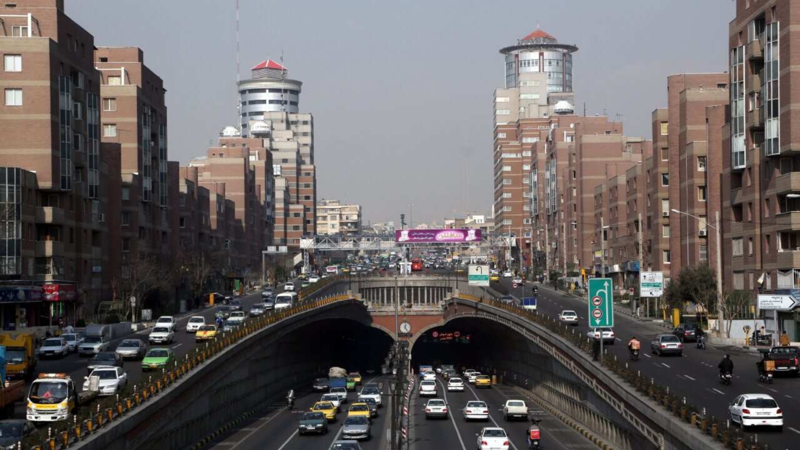 نمایی از شهر تهران