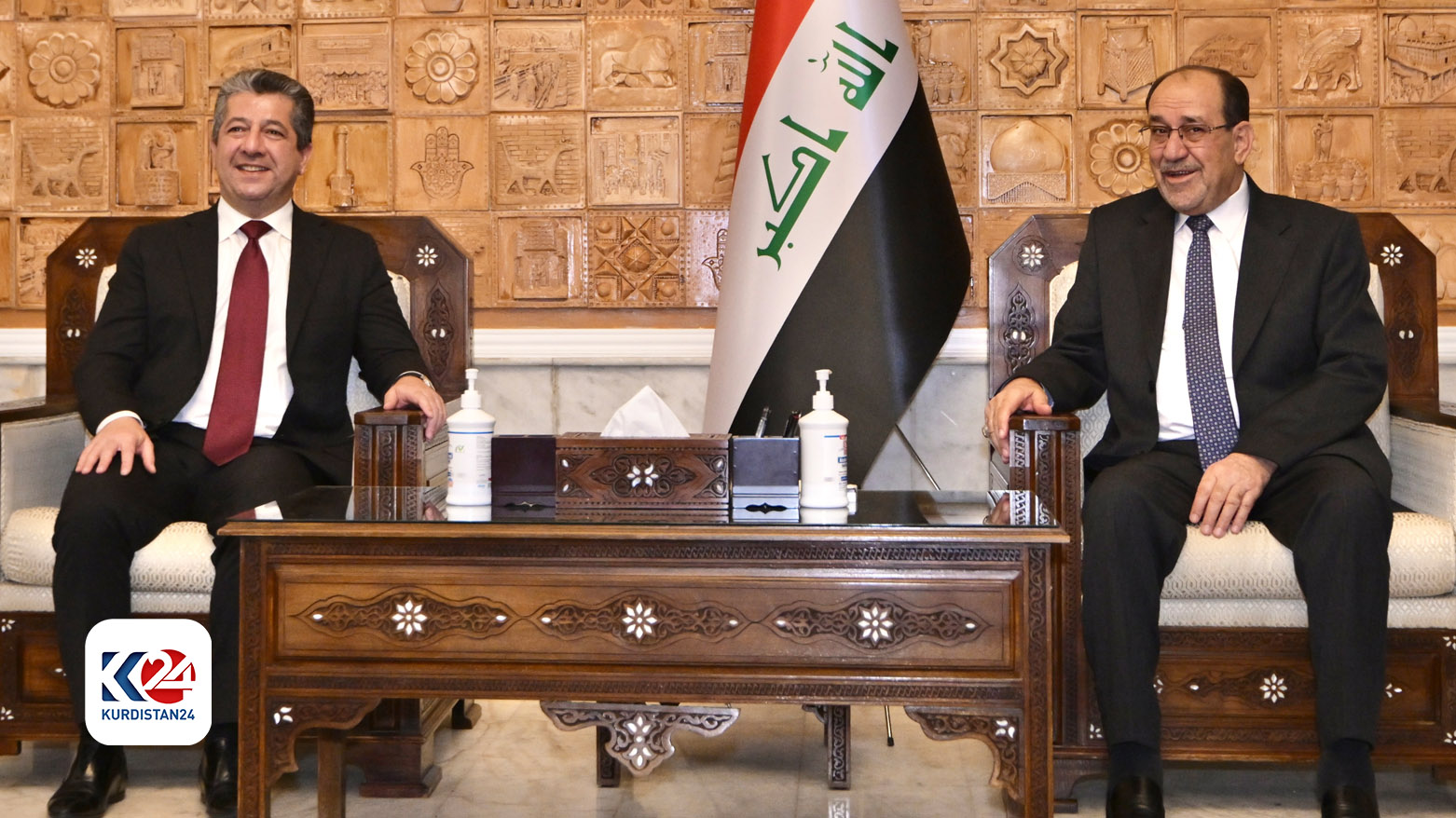Mesrur ​​Barzani, Nuri Maliki ile görüştü