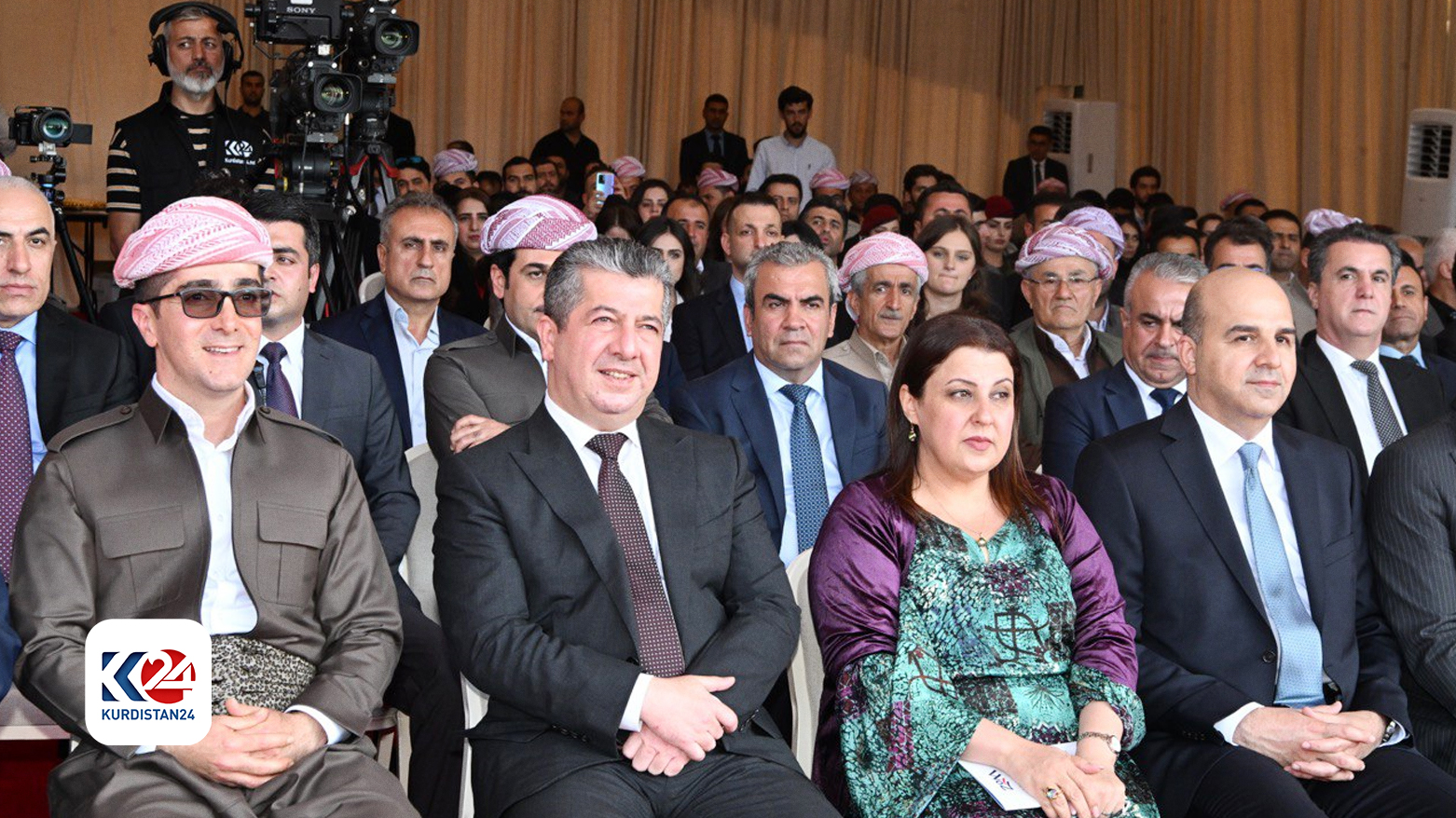 The inauguration ceremony of Zom Dairy factory in May 30 2023. (Photo: Kurdistan24)