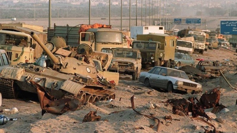 تصویری از حمله‌ی تاریخی عراق به کویت