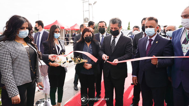 مسرور بارزانی نمایشگاه مشترک وزارت‌های کشاورزی اقلیم کوردستان و دولت فدرال را افتتاح کرد