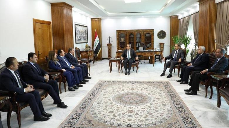 دیدار هئیت بلند پایه پارت دموکرات کوردستان با شورای عالی قضایی عراق