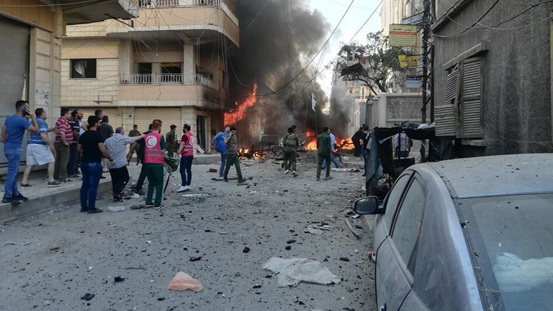صورة عن الانفجار - المرصد السوري لحقوق الإنسان