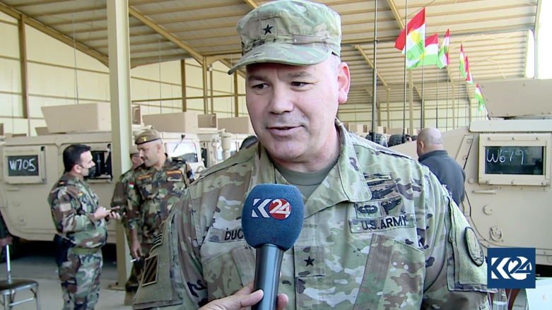Brigadier General Nick Ducich, Director of the Military Advisory Group in Iraq for Combined Joint Task Force - Operation Inherent Resolve. (Photo: Kurdistan 24).