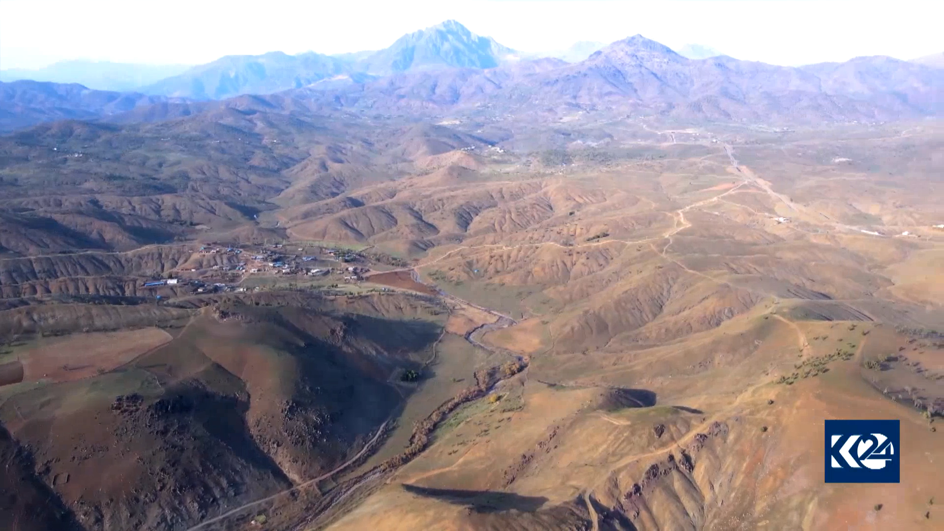 An aerial view of Bradost area in the northeastern of Erbil province, Nov. 11, 2021. (Photo: Kurdistan 24)