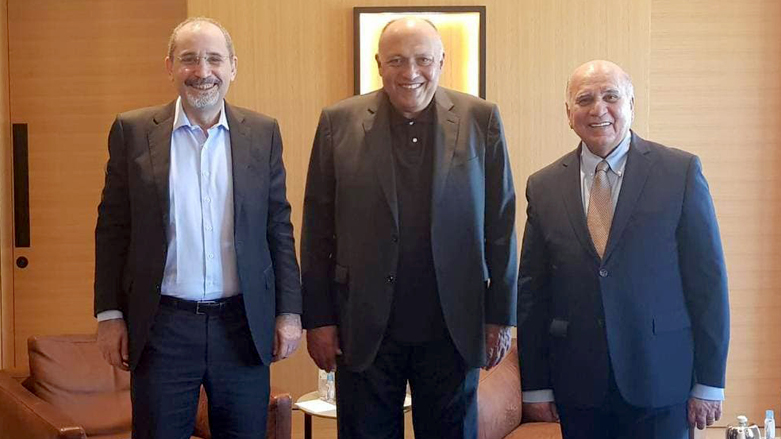 وزراء خارجية العراق والأردن ومصر