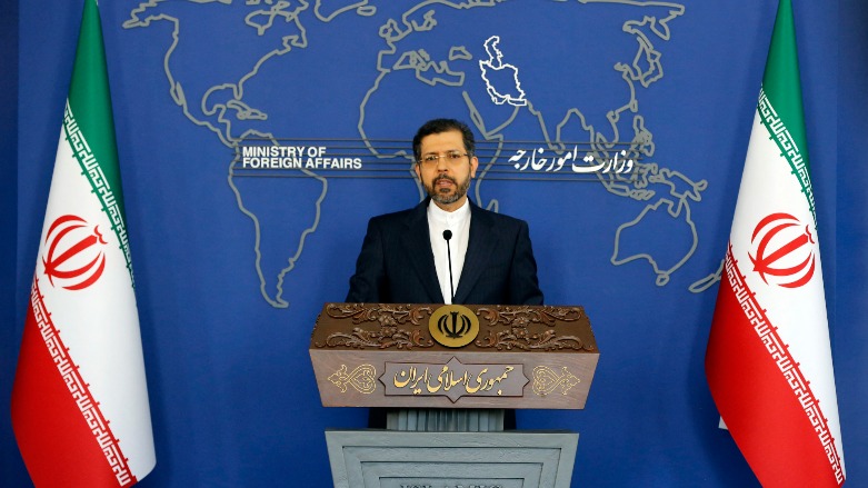 Iran's foreign ministry spokesman Saeed Khatibzadeh speaks to media during a press conference in Tehran on November 15, 2021. (Photo: AFP)