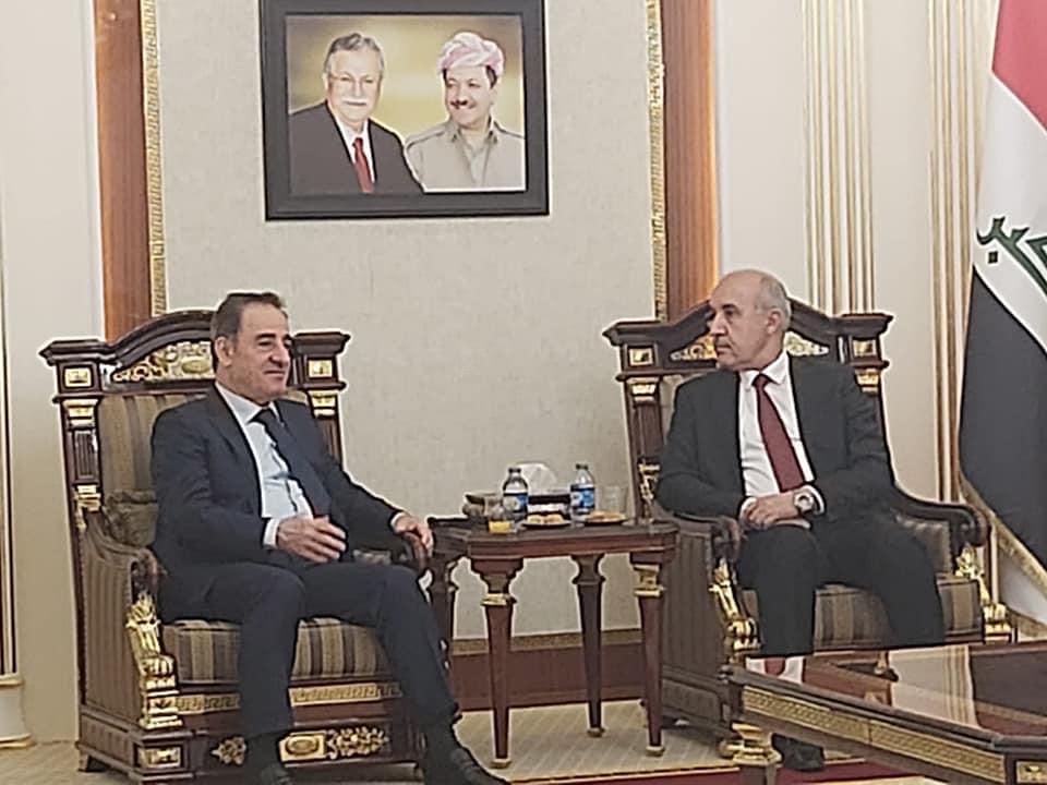 کۆبوونەوەی وەزیری کارەبای حکومەتی هەرێمی کوردستان و وەزیری کارەبای عیراق - هەولێر 18/11/2021