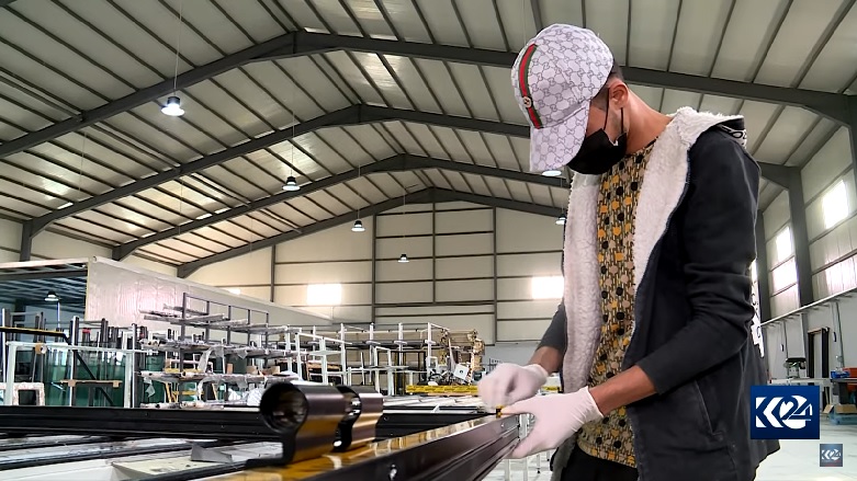 Mohammed Yasir's factory in the Kurdistan Region capital Erbil, Nov. 17, 2021. (Photo: Kurdistan 24)