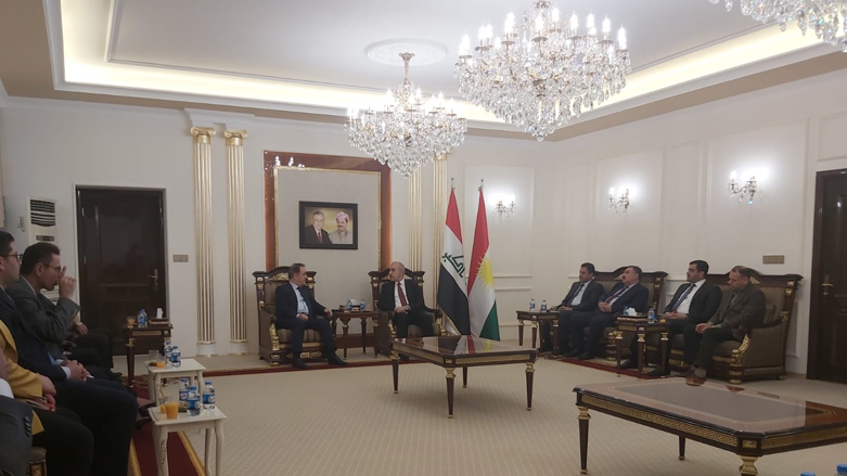 Officials from the Iraqi and Kurdistan Region electricity ministries meet in Erbil, Nov. 18, 2021. (Photo: KRG)