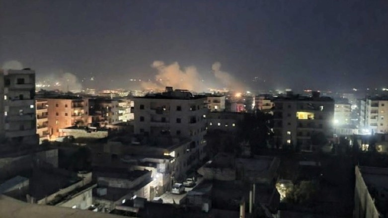 Several rockets hit a residential neighborhood in the Turkish-occupied Syrian Kurdish enclave of Afrin, Nov. 19, 2021. (Photo: SOHR)