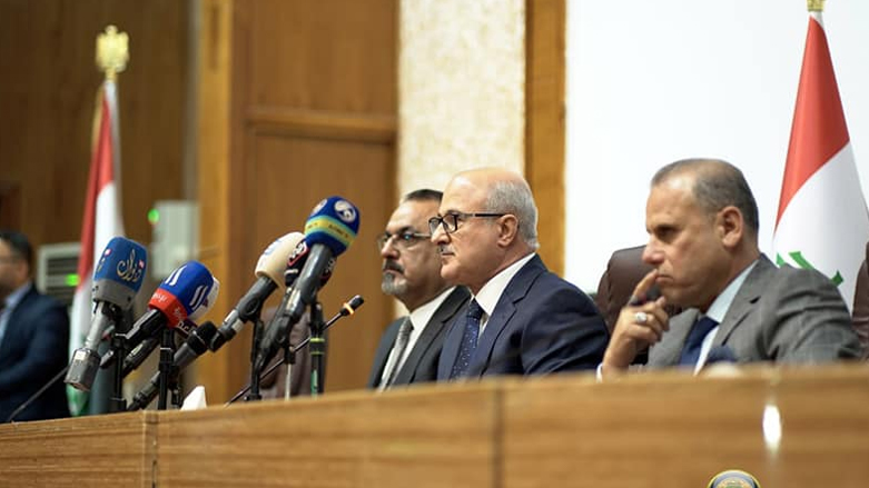 Iraq’s education minister, Ali Hamid, during a meeting of top ministry officials and multiple senior provincial education administrators. (Photo: Ministry of Education)