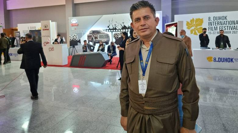 Hessen Arif, Press Manager of the Duhok International Film Festival (Photo: Wladimir van Wilgenburg/Kurdistan 24).