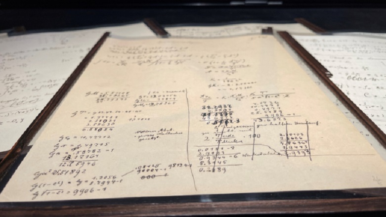Einstein'ın el yazması 