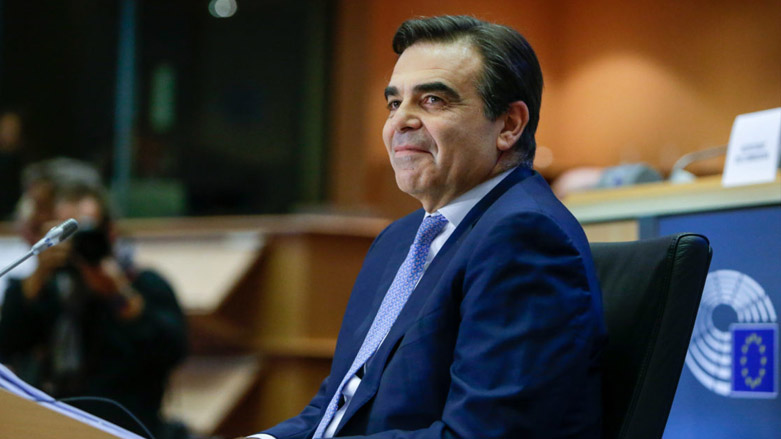 Margaritis Schinas, the Vice-President of the European Commission. (Photo: Aris Oikonomou/AFP)