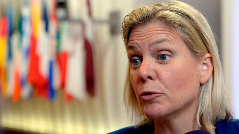 Swedish Finance Minister Magdalena Andersson. (Photo: Thierry Charlier/AFP)