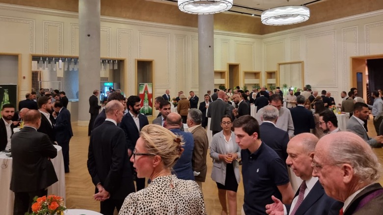 A Dutch-sponsored networking event that coincided with this year’s Erbil Agro Pack Exposition, Nov. 25, 2021. (Photo: Wladimir van Wilgenburg/Kurdistan 24)
