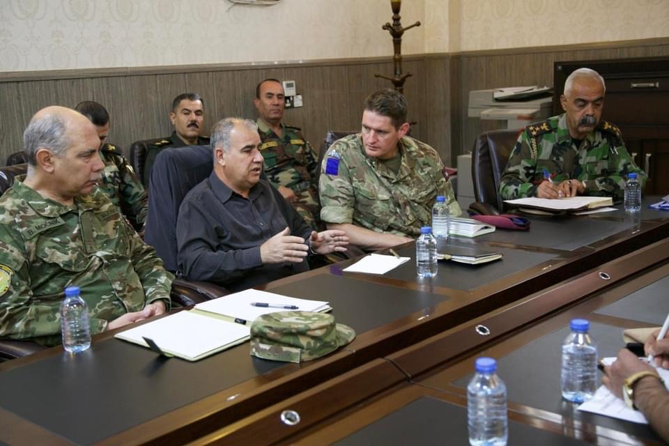 وه&zwnj;زاره&zwnj;تی پێشمه&zwnj;رگه&zwnj; گفتوگۆ له&zwnj;باره&zwnj;ی پلانی سه&zwnj;ربازی 2022 ده&zwnj;كات