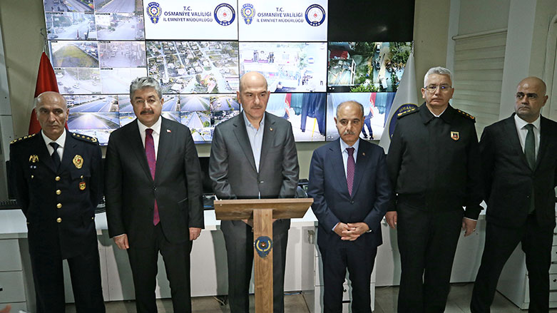Süleyman Soylu Osmaniye'de açıklama yaptı (Foto: AA)