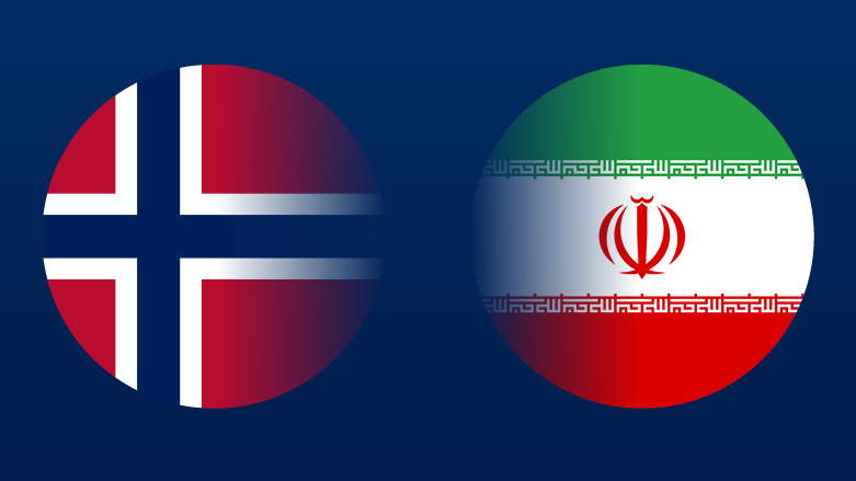 Flag of Norway and Iran