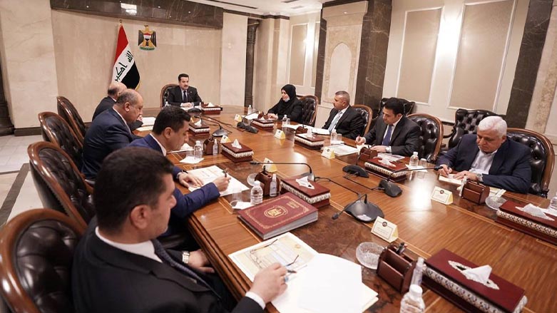 نشست شورای امنیت ملی عراق با حضور محمد شیاع السودانی، نخست وزیر عراق