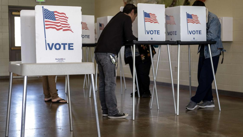 Americans voting in Tuesday's election (Photo: Jim Vondruska/Getty Images/AFP).