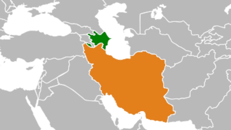 نقشه‌ی ایران و آذربایجان