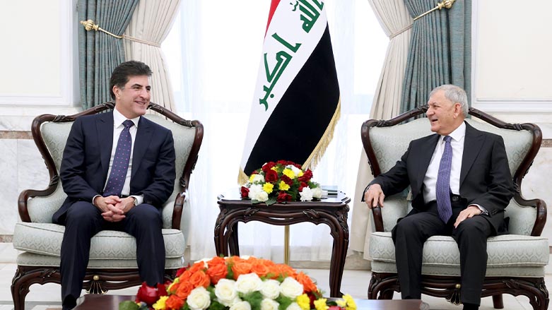 Kurdish President Nechirvan Barzani meets with President of Iraq, Abdullatif Rashid (Photo: the Kurdistan Region Presidency)