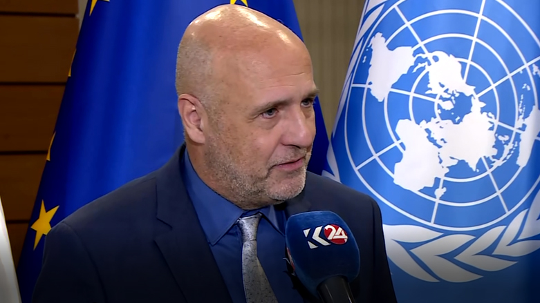 ستیفان شمیت دیگنهارت، بەرپرسی نووسینگه&zwnj;ی هەولێری بەرنامەی گه&zwnj;شه&zwnj;پێدانی نەتەوەیەکگرتووەکان (UNDP) بۆ کوردستان24 قسه&zwnj;ده&zwnj;كات (27-11-2022)