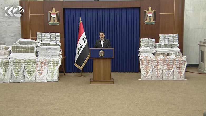 Iraqi Prime Minister Mohammed Shia Sudani in a press conference in Baghdad, Nov. 27, 2022. (Photo: Federal government of Iraq)