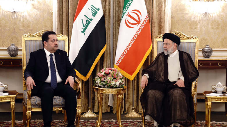 Iranian President Ebrahim Raisi (right) during his meeting with Iraqi Prime Minister Mohammad Shia' Al-Sudani, Nov. 29, 2022. (Photo: Iraqi Prime Minister's Media Office)