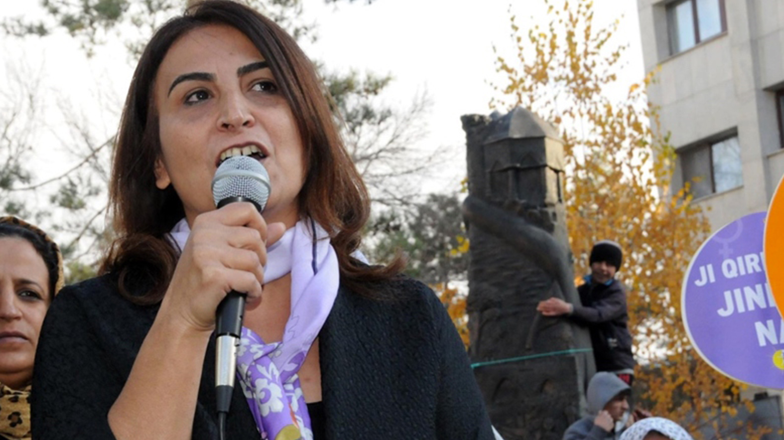 Kurdish politician Aysel Tugluk was released from jail due to her health condition (Photo: Medya Tava)