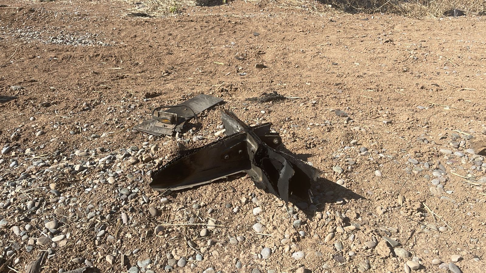 پهپاد بمب‌گذاری شده که در اطراف پایگاه هریر سقوط کرد - عکس: سازمان مبارزه با تروریسم کوردستان