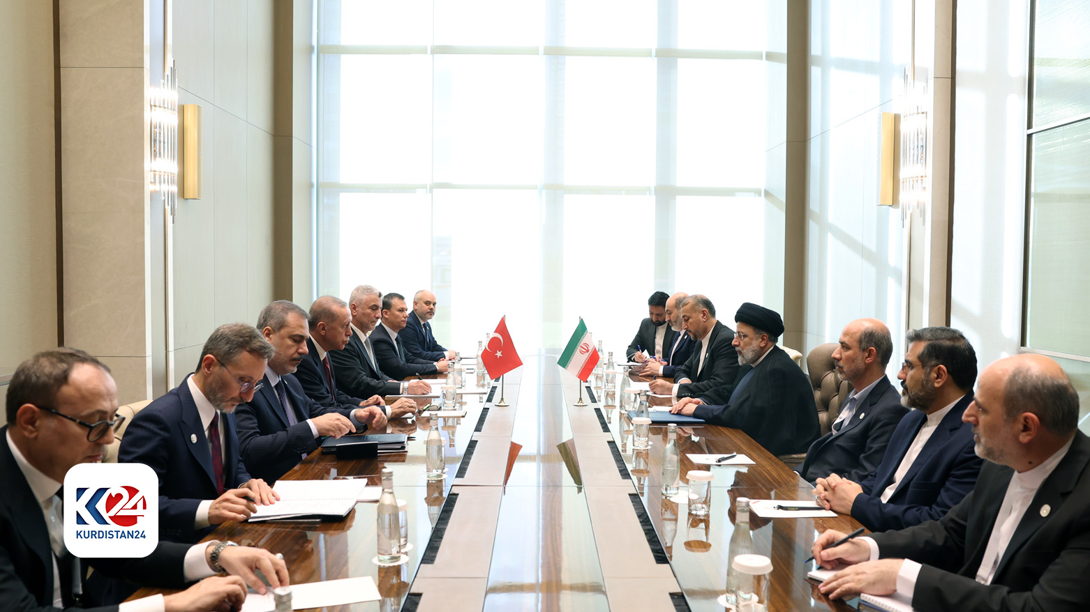 Erdoğan ile Reisi g&ouml;r&uuml;şt&uuml;-AA