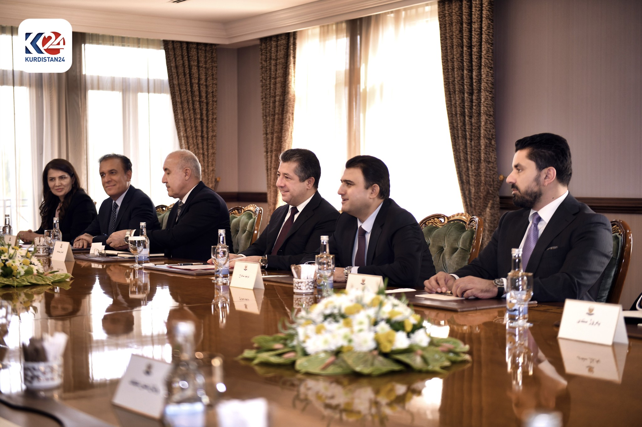 کۆبوونەوەی سەرۆکوەزیران مەسرور بارزانی لەگەڵ شاندێکی وەزارەتی نەوتی فیدراڵ