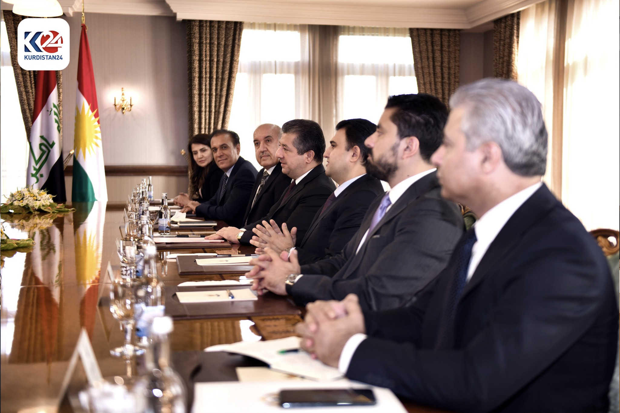 کۆبوونەوەی سەرۆکوەزیران مەسرور بارزانی لەگەڵ شاندێکی وەزارەتی نەوتی فیدراڵ