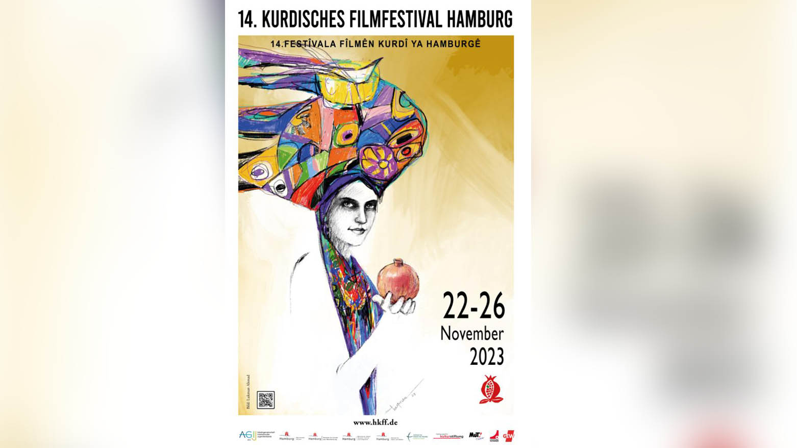 پوستر چهاردهمین جشنواره فیلم کوردی هامبورگ