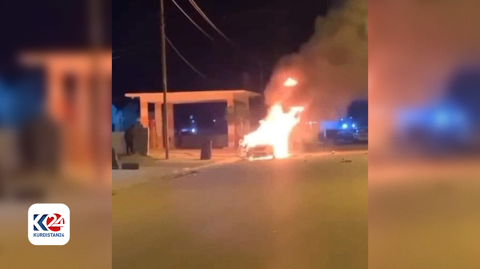 استهداف سيارة تابعة لمسلحي ي ب ش