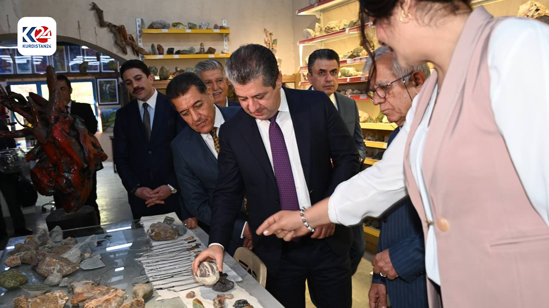 بەشداریی سەرۆکوەزیران مەسرور بارزانی لە فێستیڤاڵی پەیمانگەی هونەرە جوانەکانی هەولێر 