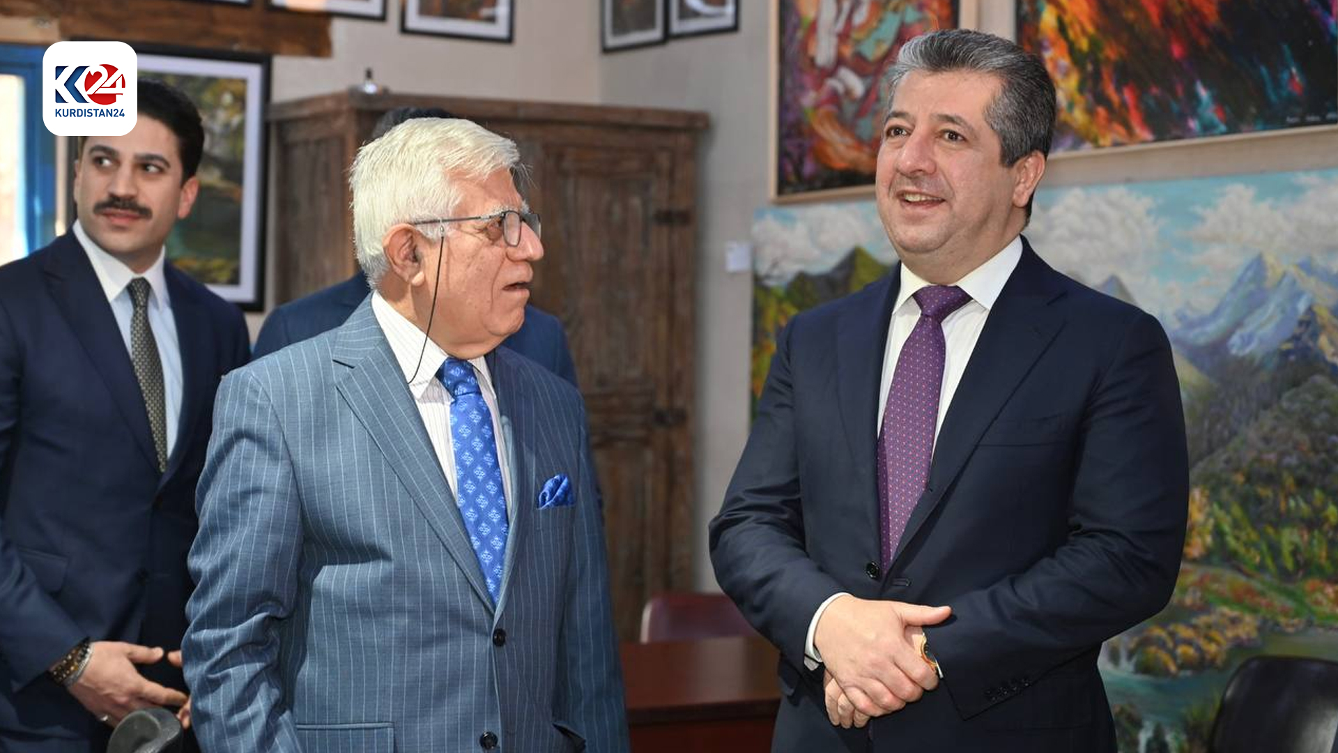 بەشداریی سەرۆکوەزیران مەسرور بارزانی لە فێستیڤاڵی پەیمانگەی هونەرە جوانەکانی هەولێر 