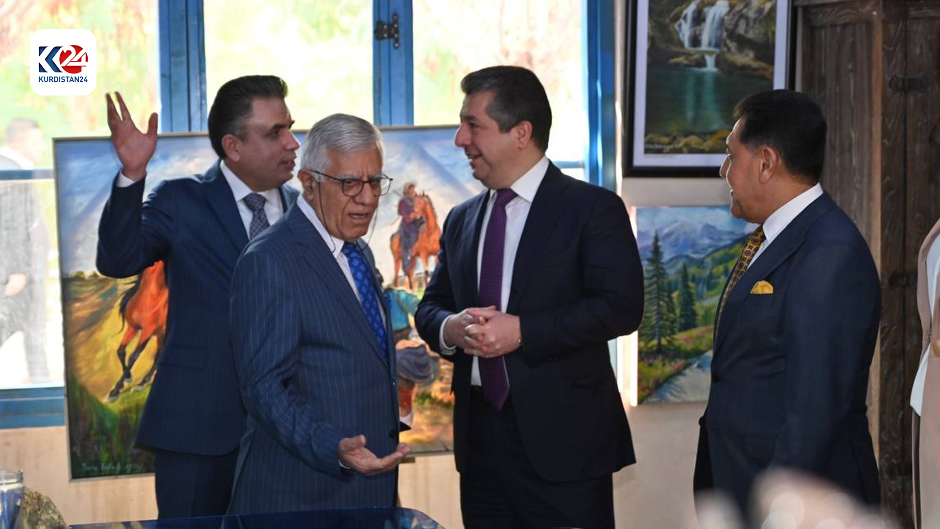 بەشداریی سەرۆکوەزیران مەسرور بارزانی لە فێستیڤاڵی پەیمانگەی هونەرە جوانەکانی هەولێر 