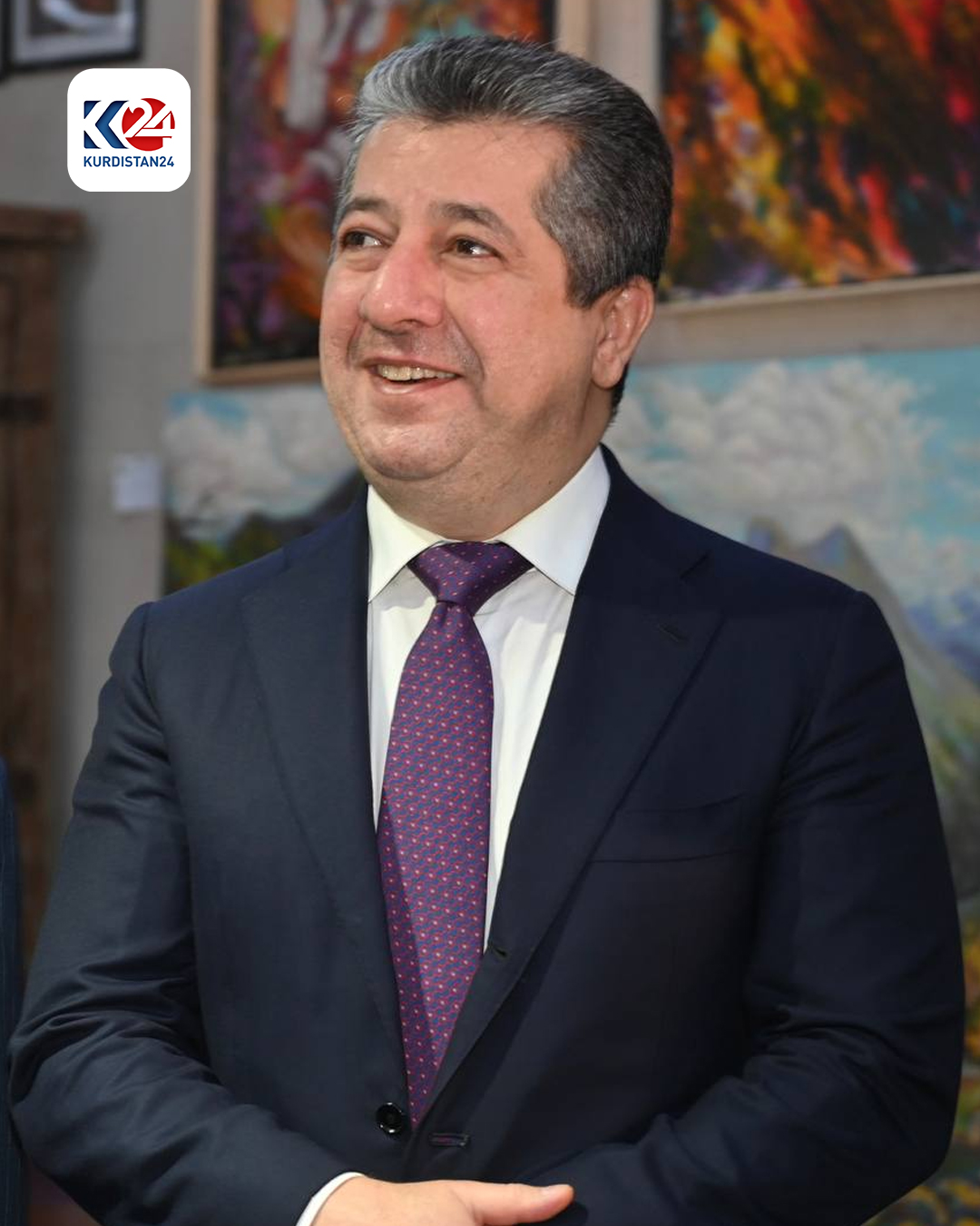 بەشداریی سەرۆکوەزیران مەسرور بارزانی لە فێستیڤاڵی پەیمانگەی هونەرە جوانەکانی هەولێر 