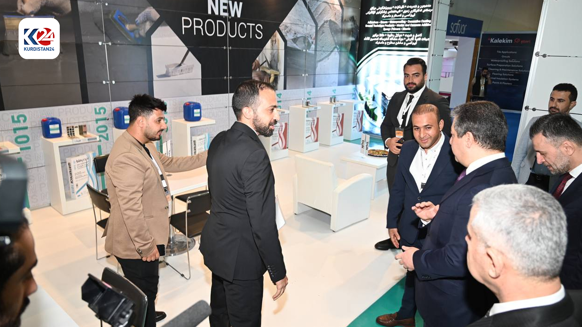 کردنەوەی پێنجەمین پێشانگەی بازرگانی نێودەوڵەتیی پیشەسازی و بیناسازی لە هەولێر لەلایەن مەسرور بارزانییەوە