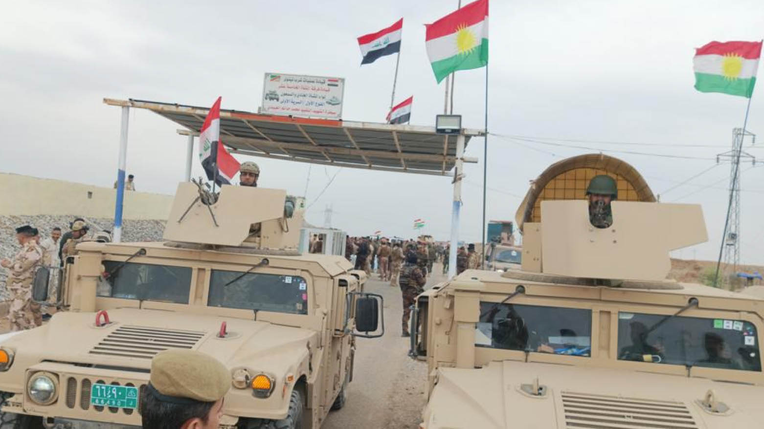 Iraqi and Peshmerga forces carried out a joint operation near Rabia (Photo: Ministry of Peshmerga).