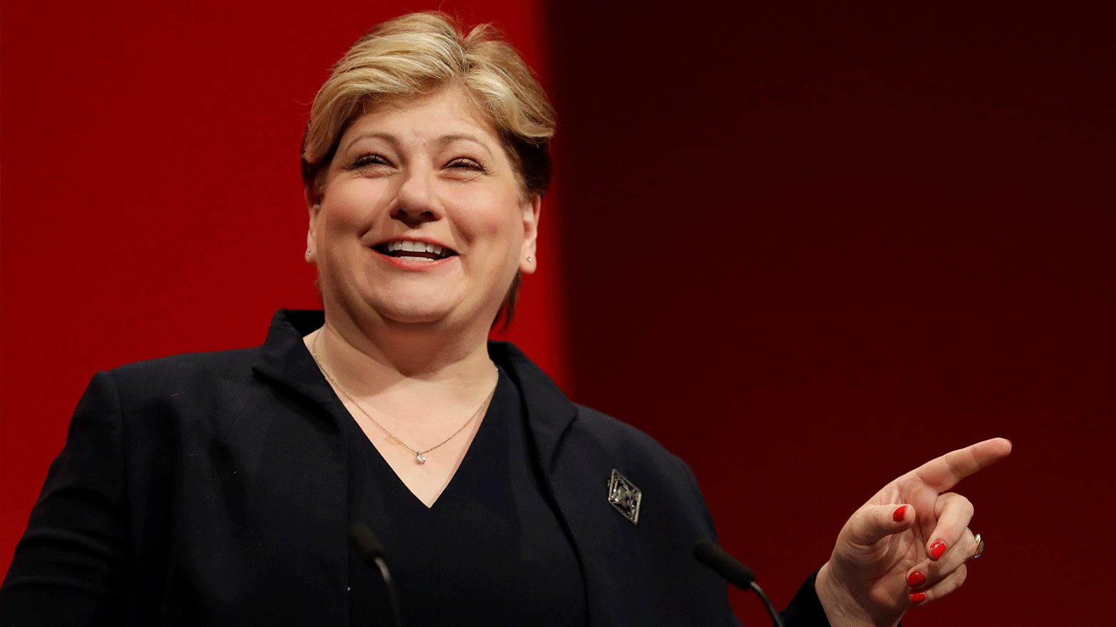 Emily Thornberry, a UK parliament member of the Labour Party. (Photo: AP)