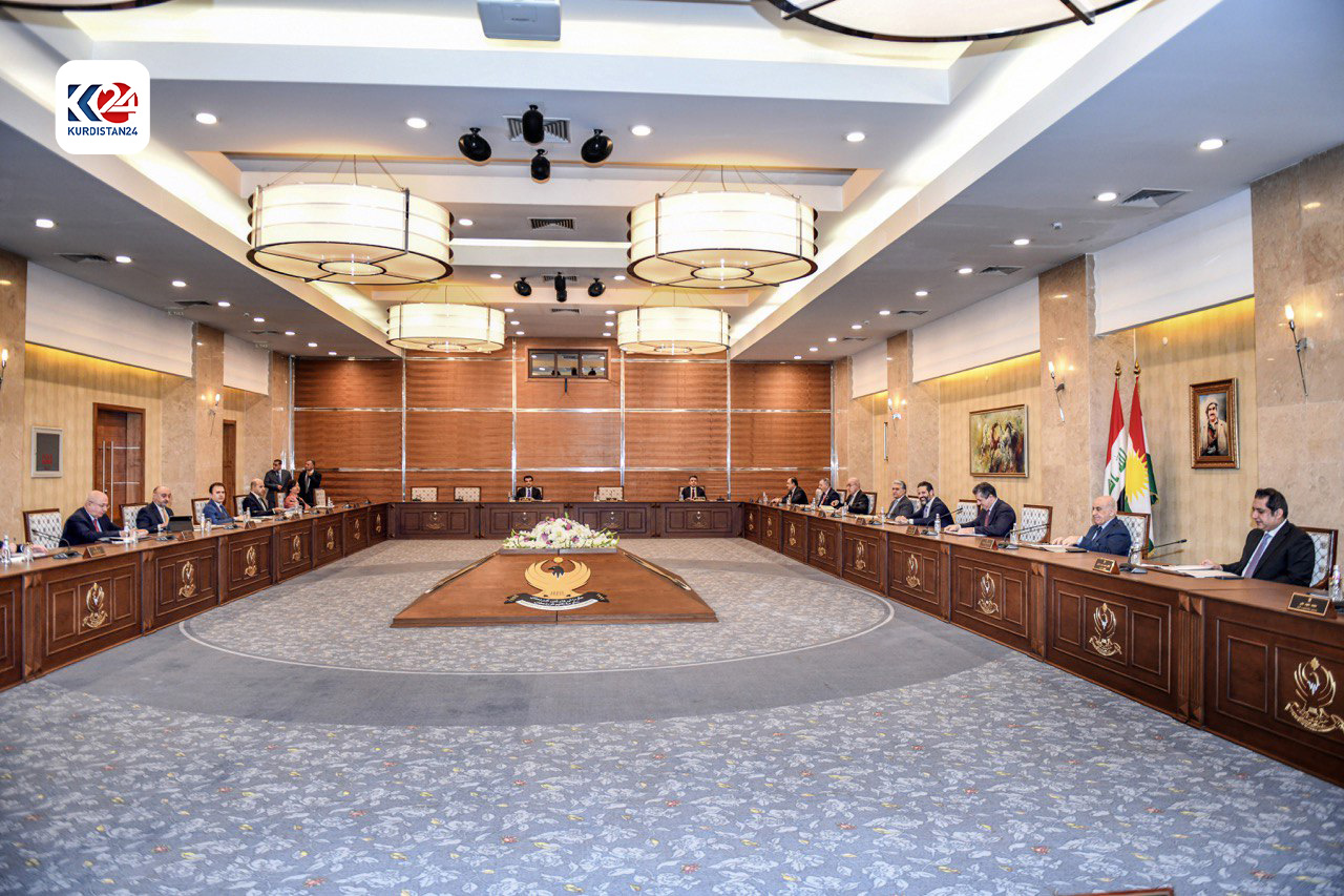 The KRG Council of Ministers meeting, Nov. 15, 2023. (Photo: KRG)